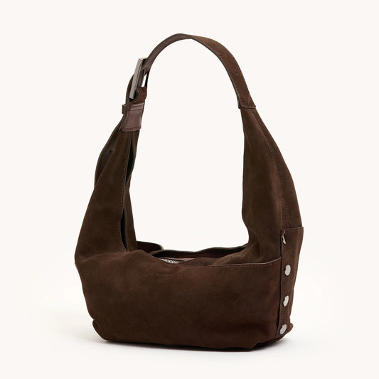 Hammitt Tom Zip Med-Belted Suede-GM