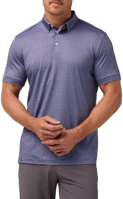 Mizzen + Main Versa SS Polo Purple Dusk