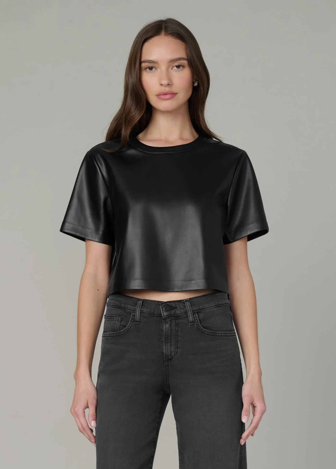 Joes Boxy Vegan Leather Tee
