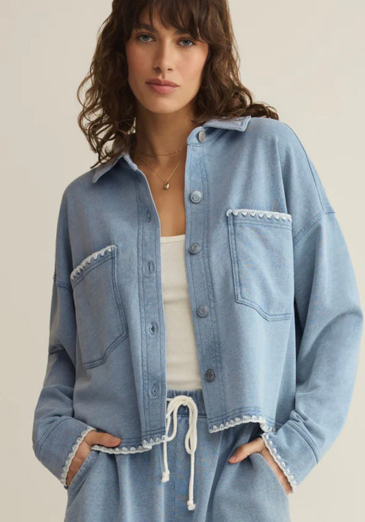 Zsupply All Day Crop Whipstitch Jacket