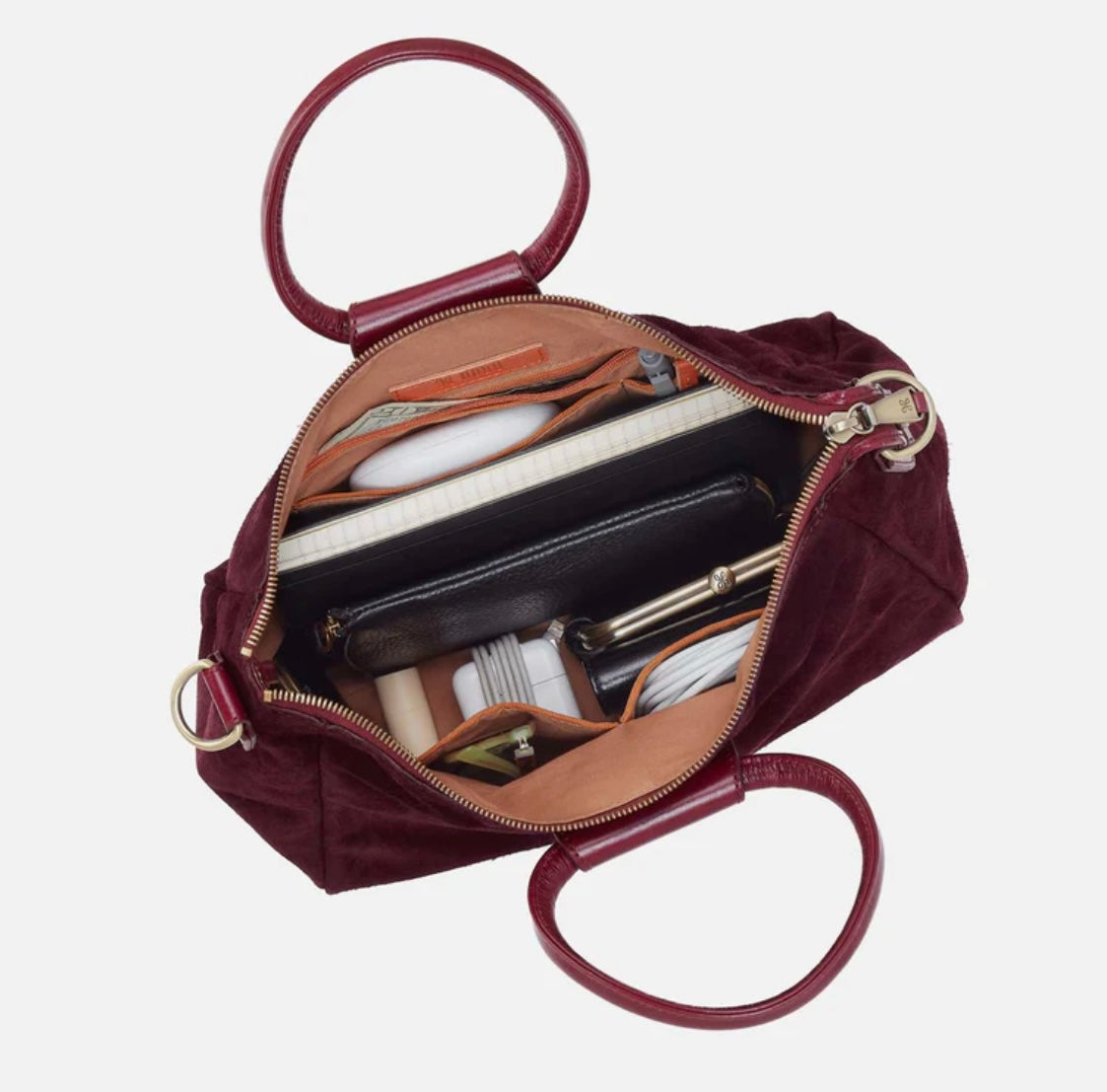 Hobo Sheila Medium Prairie Garnet