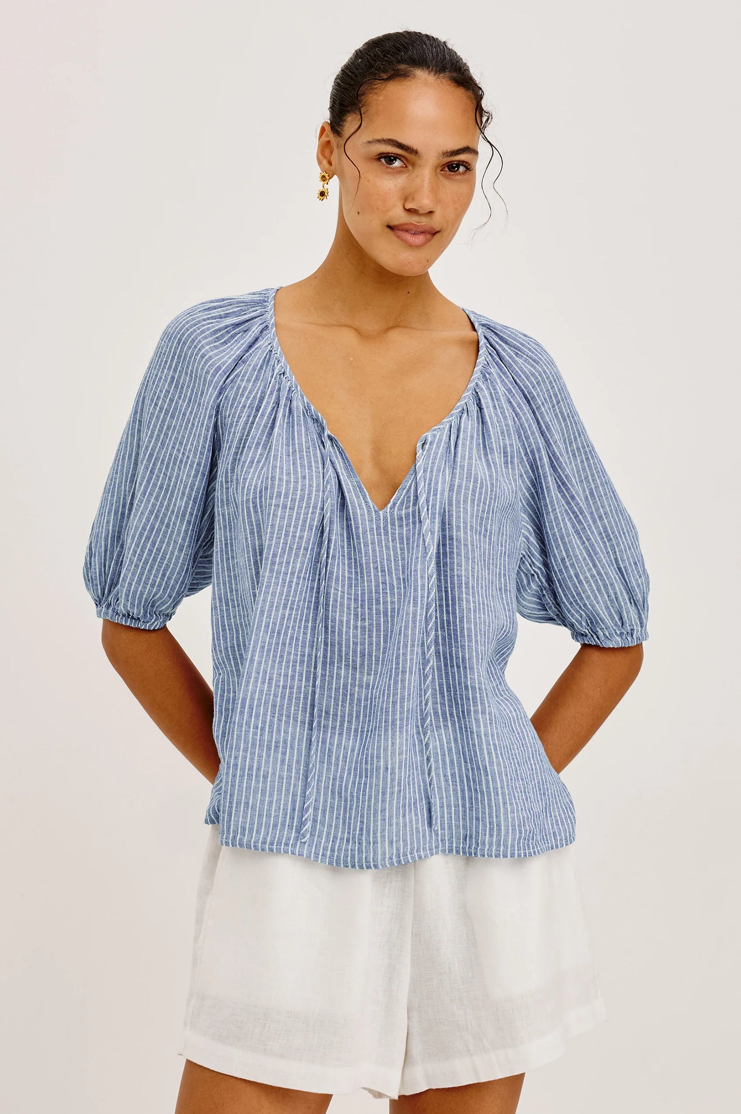 Rails Kristie Barletta Stripe Blouse