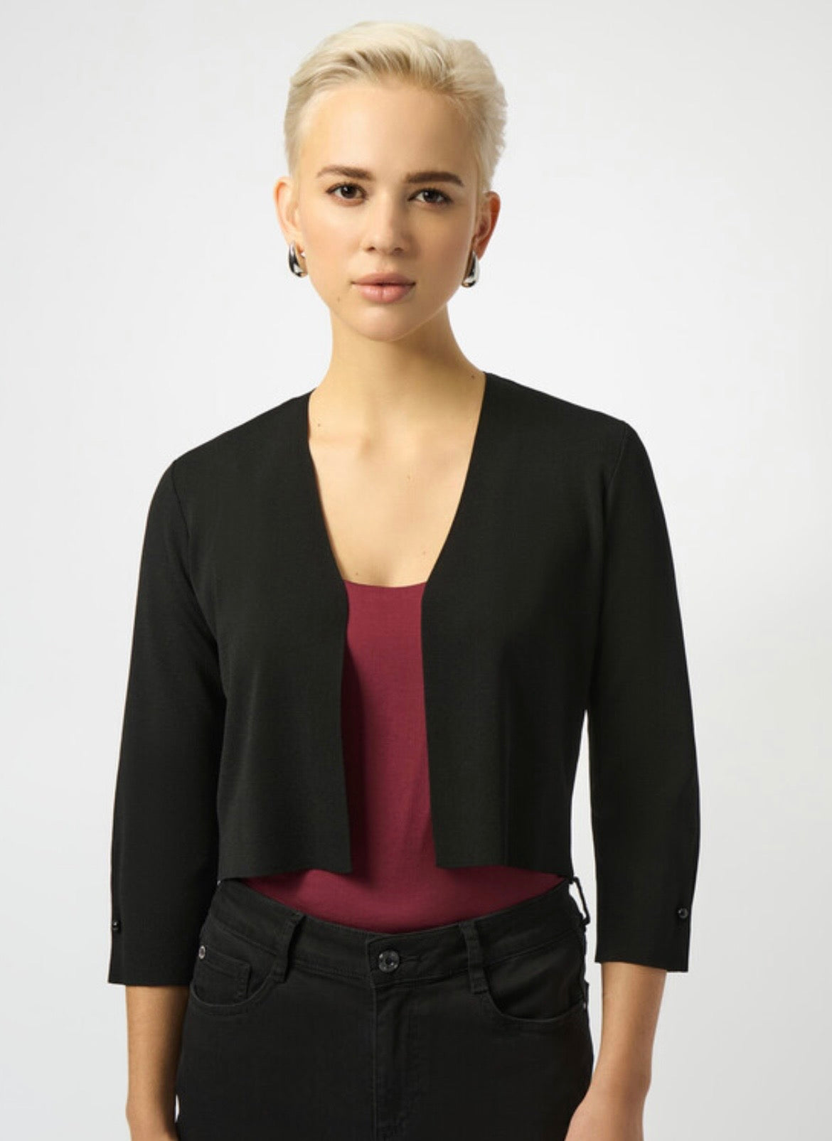 Joseph Ribkoff Coverup W/Button Sleeve Detail