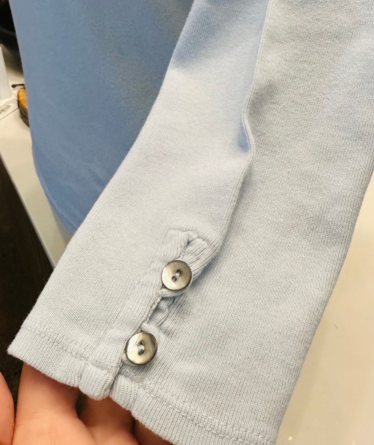Michael Stars Joyce 3/4 Button Sleeve Tee