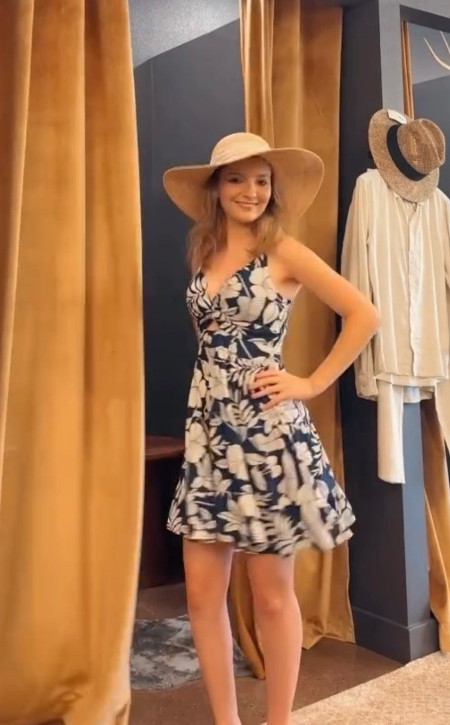Angie Navy Mini Dress