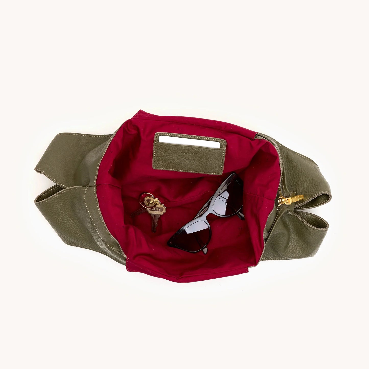 Hammitt Tom Large Zip-Olive BG