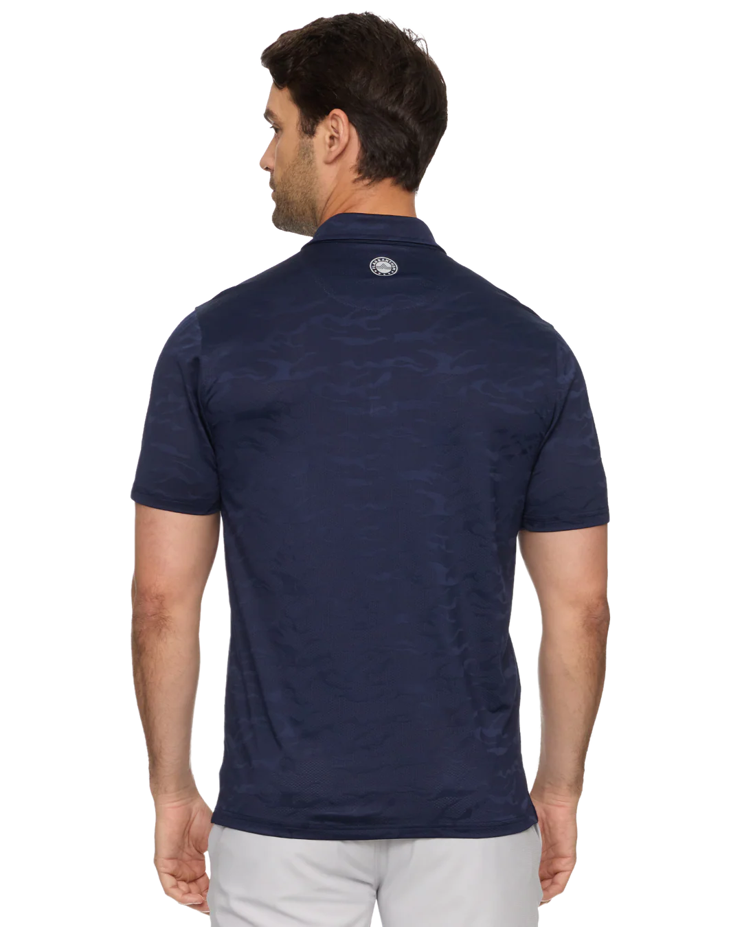 Flag And Anthem Arcadia Camo Performance Polo Navy