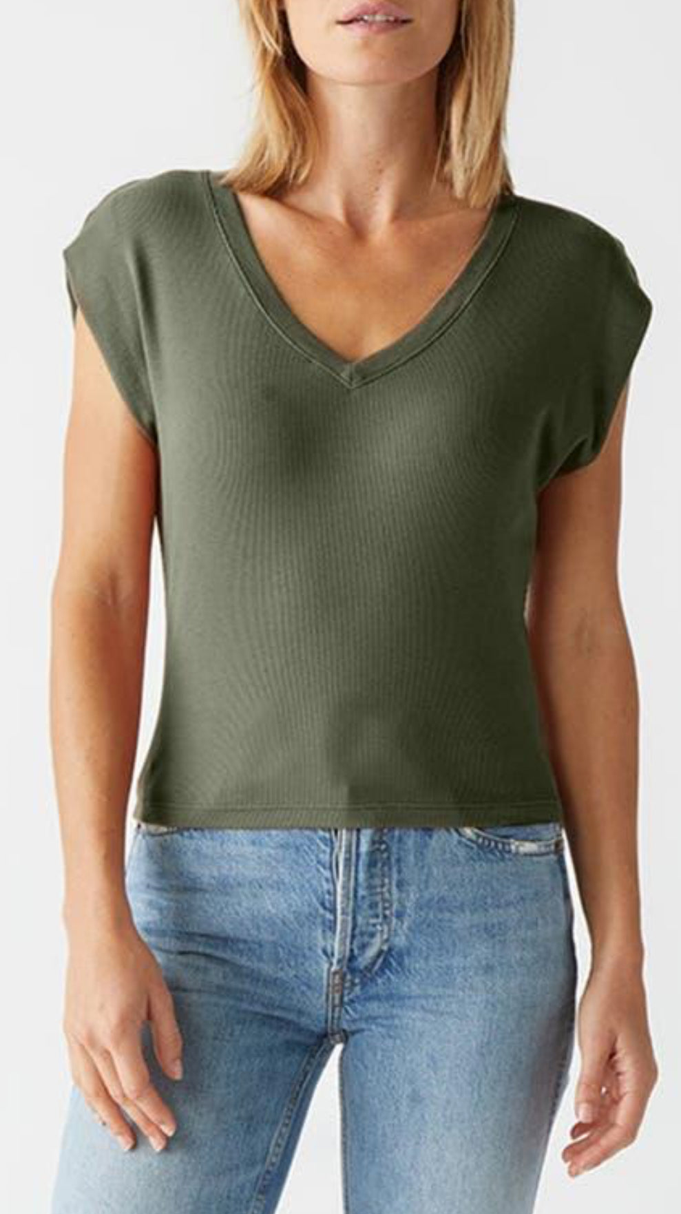 Michael Stars Tati V Neck Top