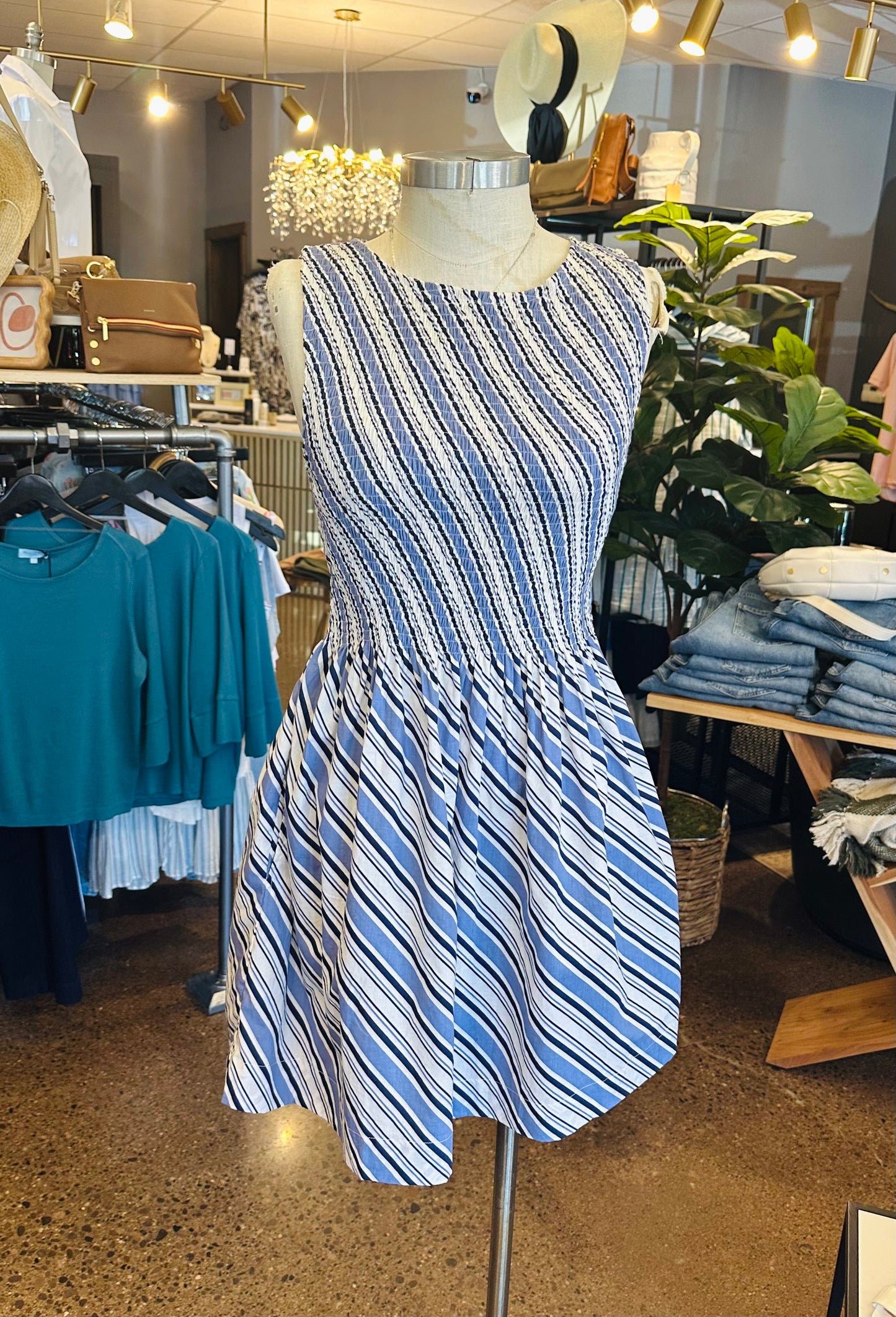 Jula Aya Striped Mini Dress
