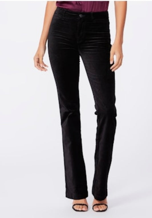 Paige HR Manhattan Boot w/welt pockets Black Overdye