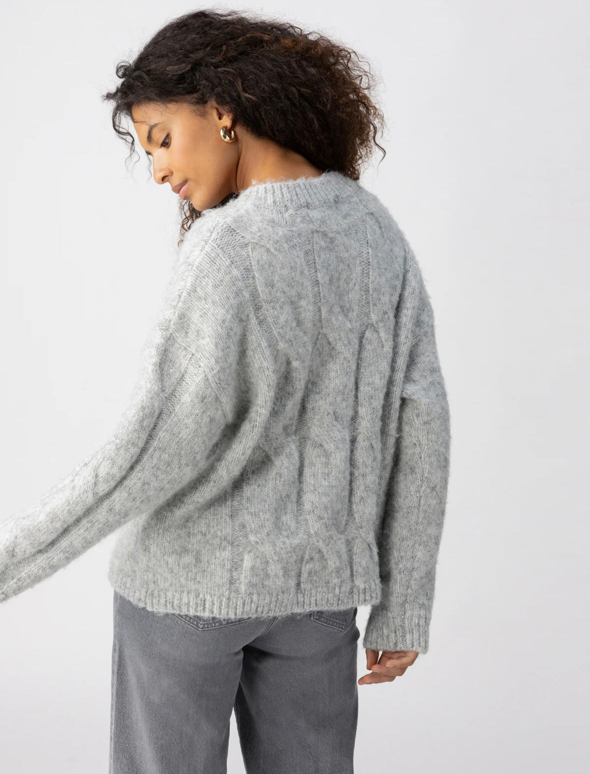 Sanctuary Cable Crew Sweater