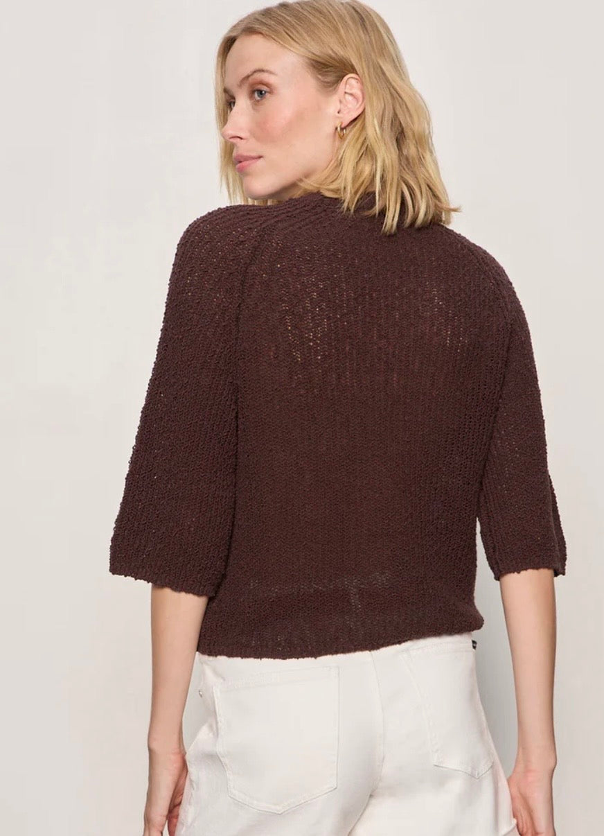 Sanctuary Raglan Sweater Tee Rich Soil
