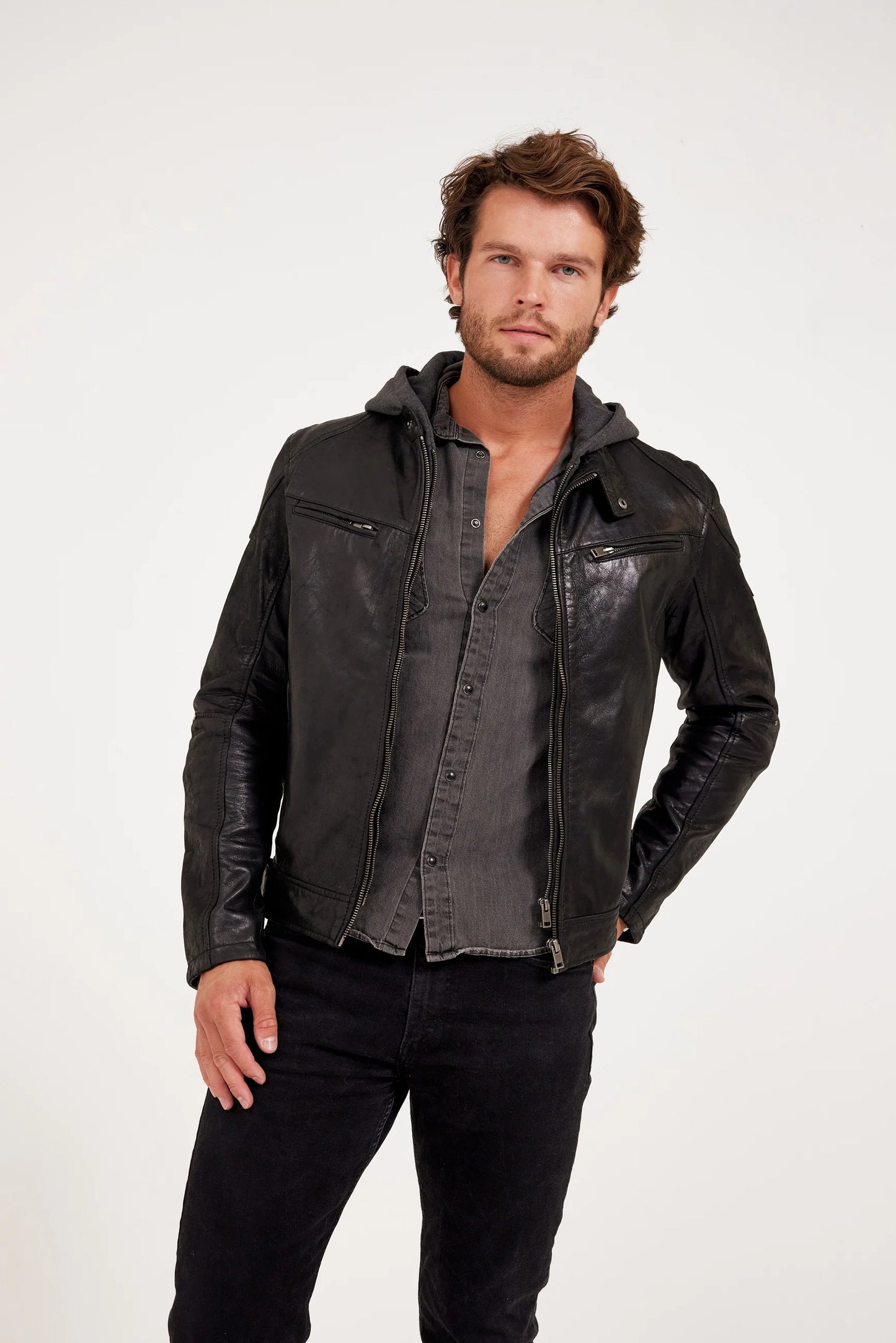 Mauritius Men’s Biko Leather Jacket