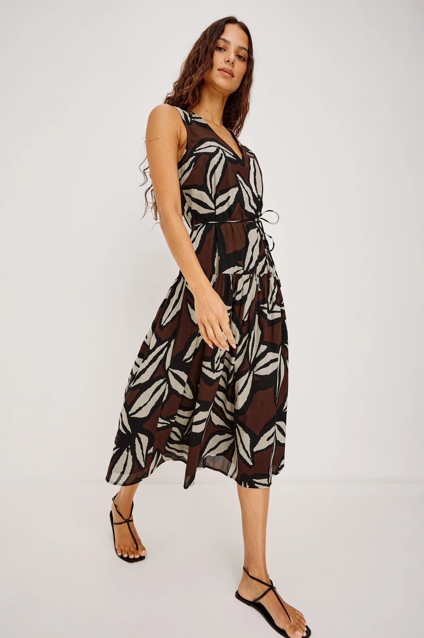 Rails Maeve Dress Cocoa Floral