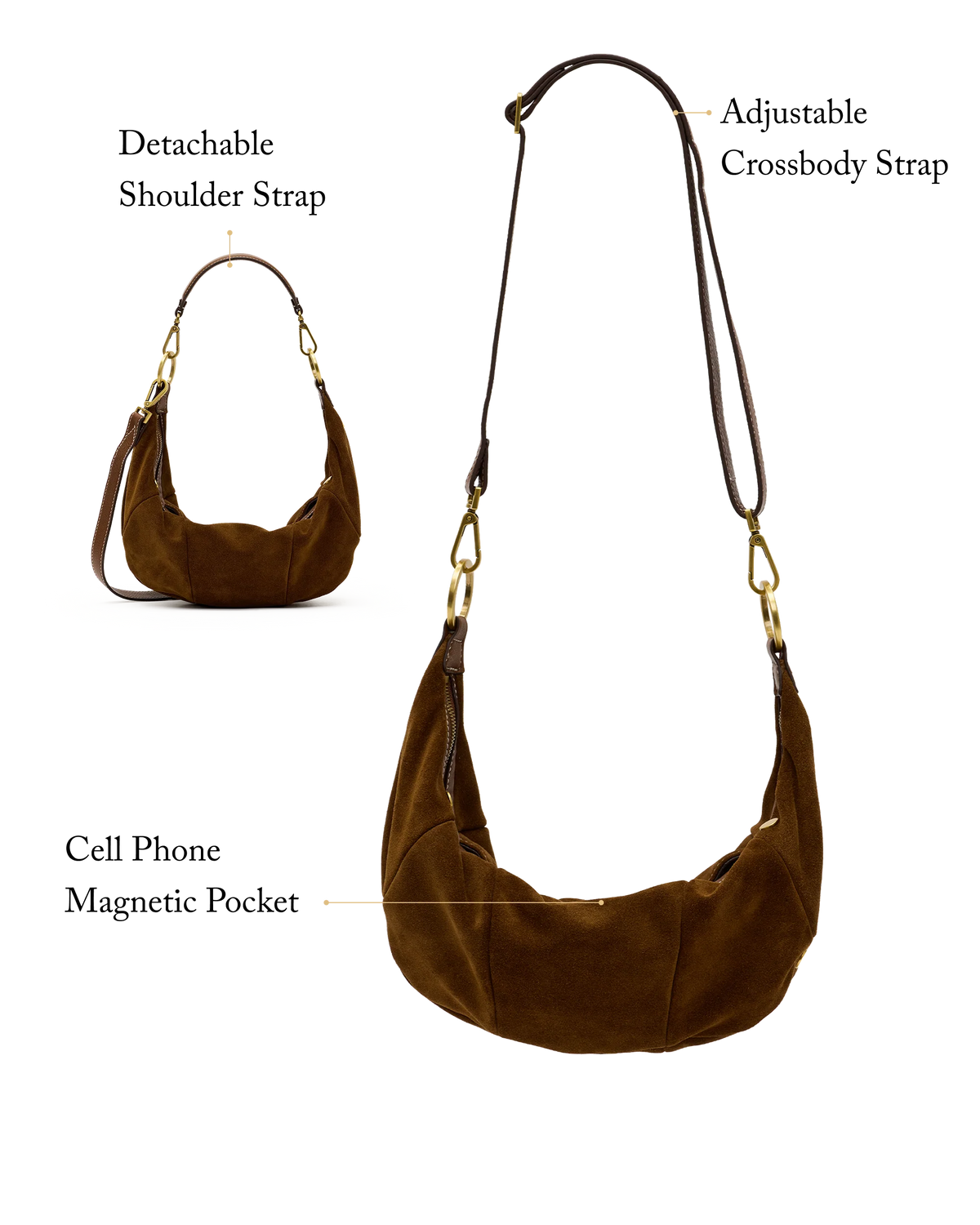 Hammitt Erica Medium Suede