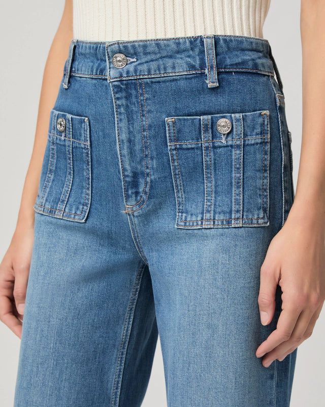 Paige Anessa 31 Seamed Patch Pocket-Paley