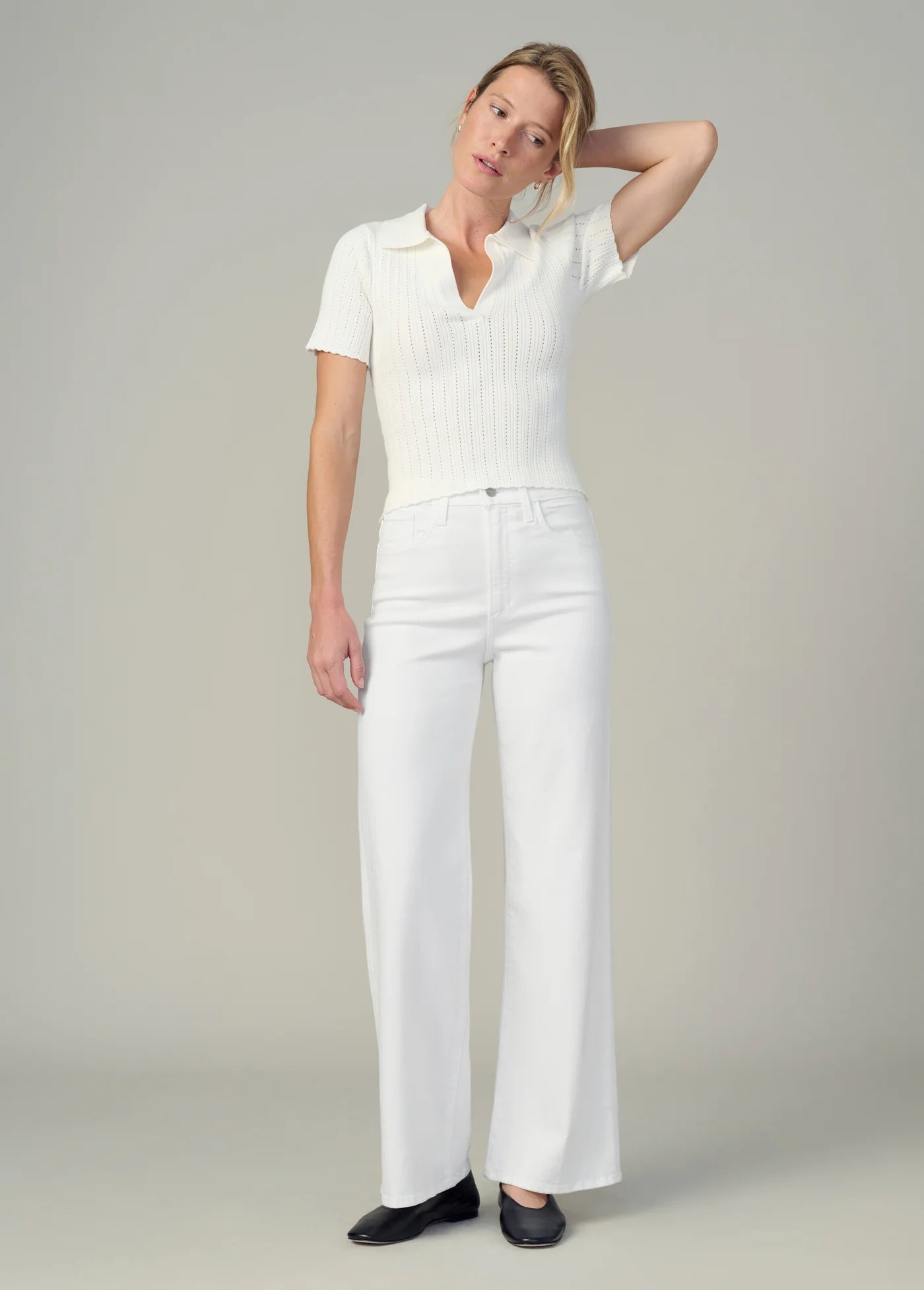 Joe’s Mia Wide Leg Petite White