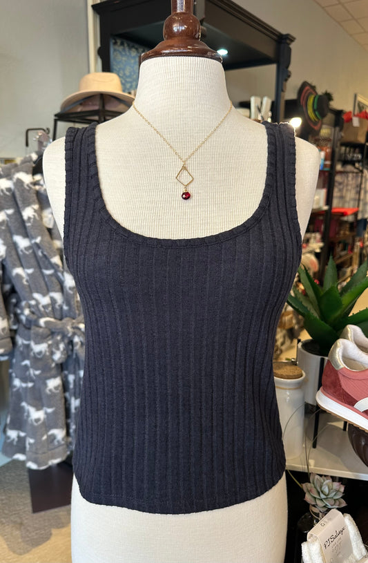 Zsupply Double Scoop Rib Tank Black Sand