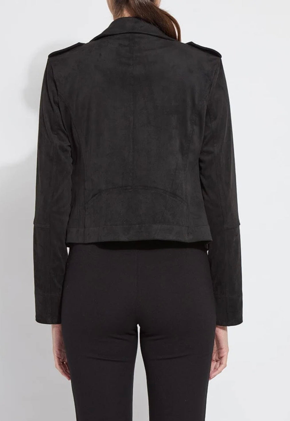 Lysse Amelia Moto Vegan Suede Jacket