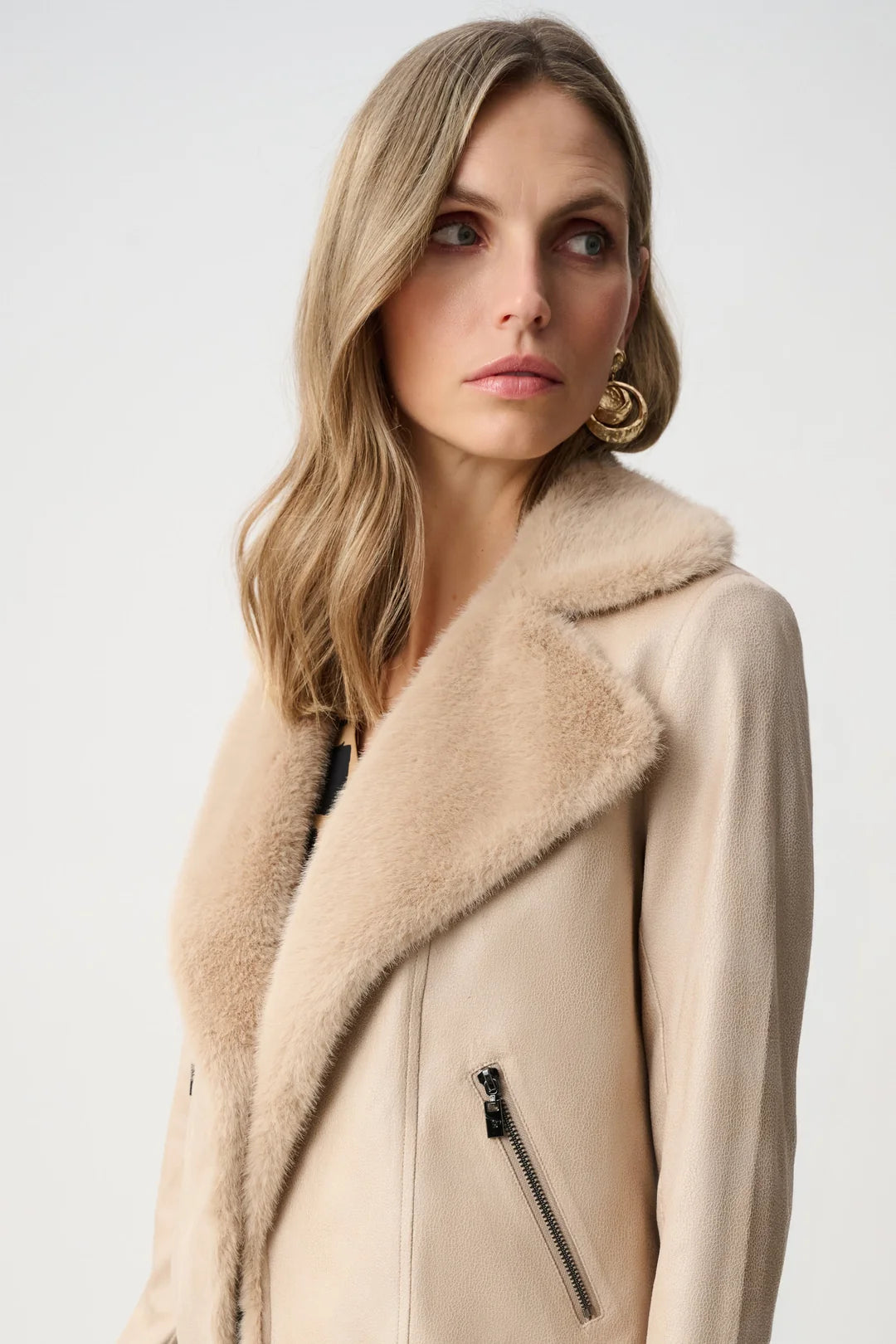 Joseph Ribkoff Faux Suede Jacket