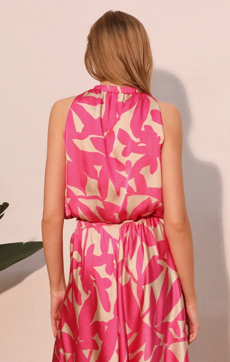 Tyche Paloma Satin Crop Top