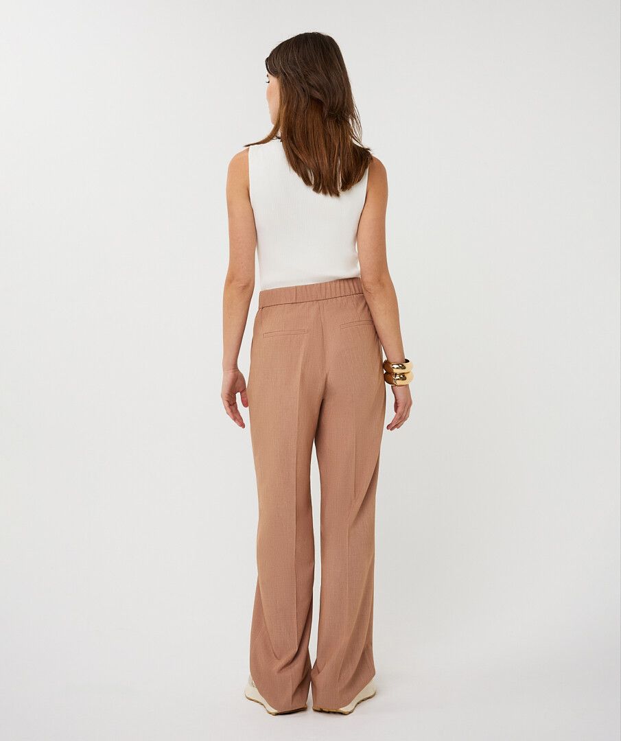 Esqualo Straight Leg Melange Trouser