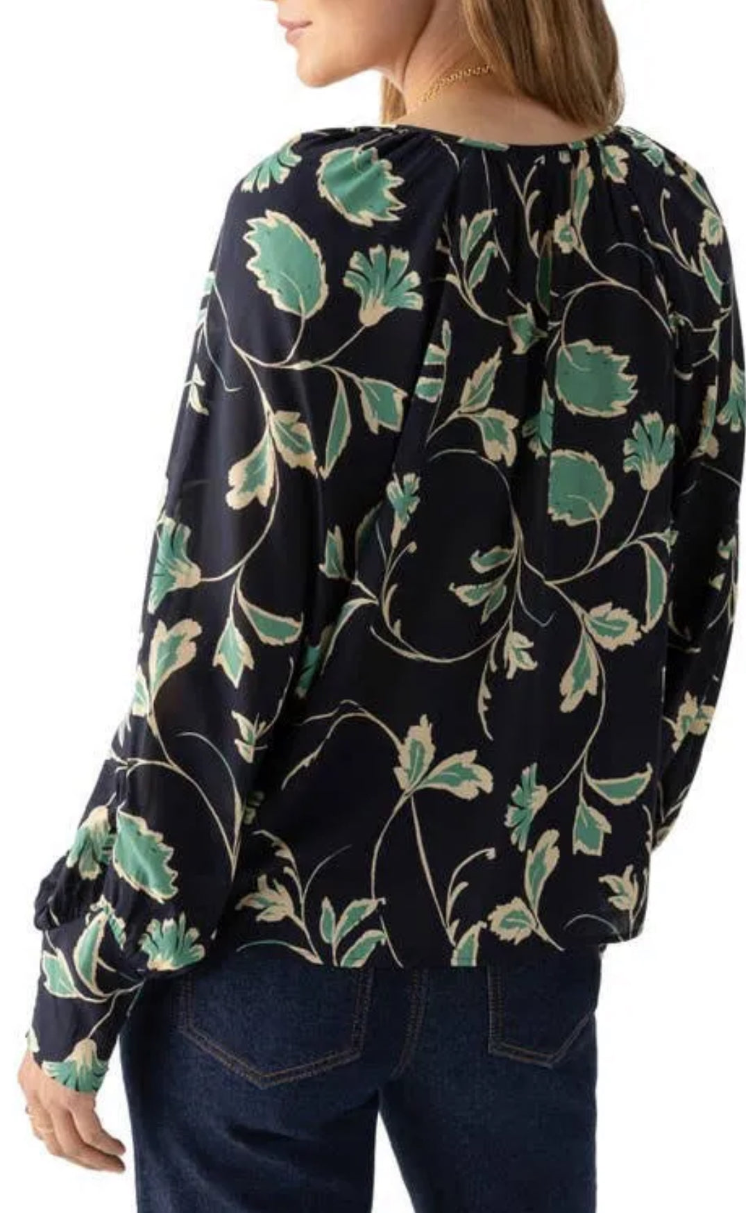 Sanctuary Garden Blouse Evergreen