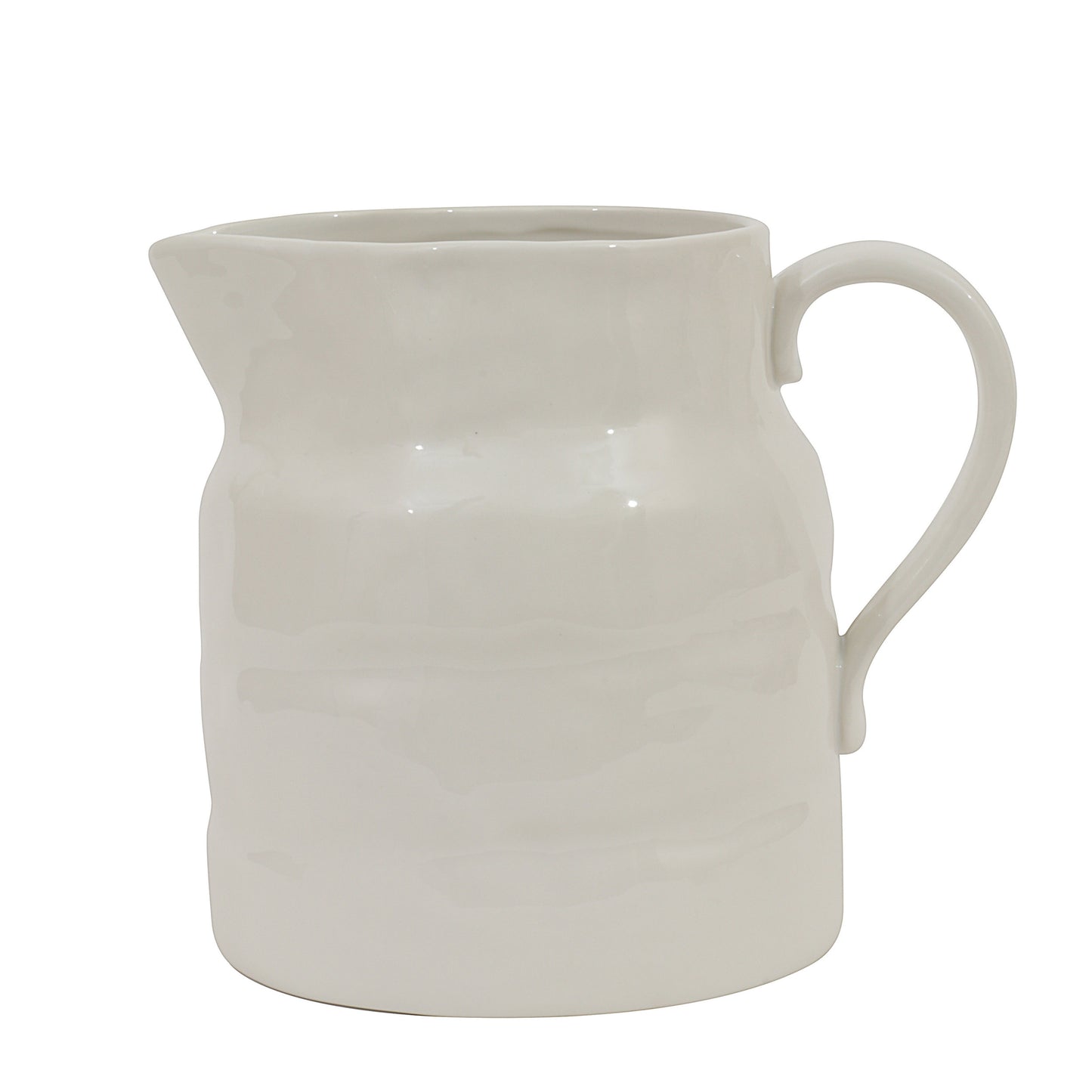 Creative Coop Stoneware Pitcher