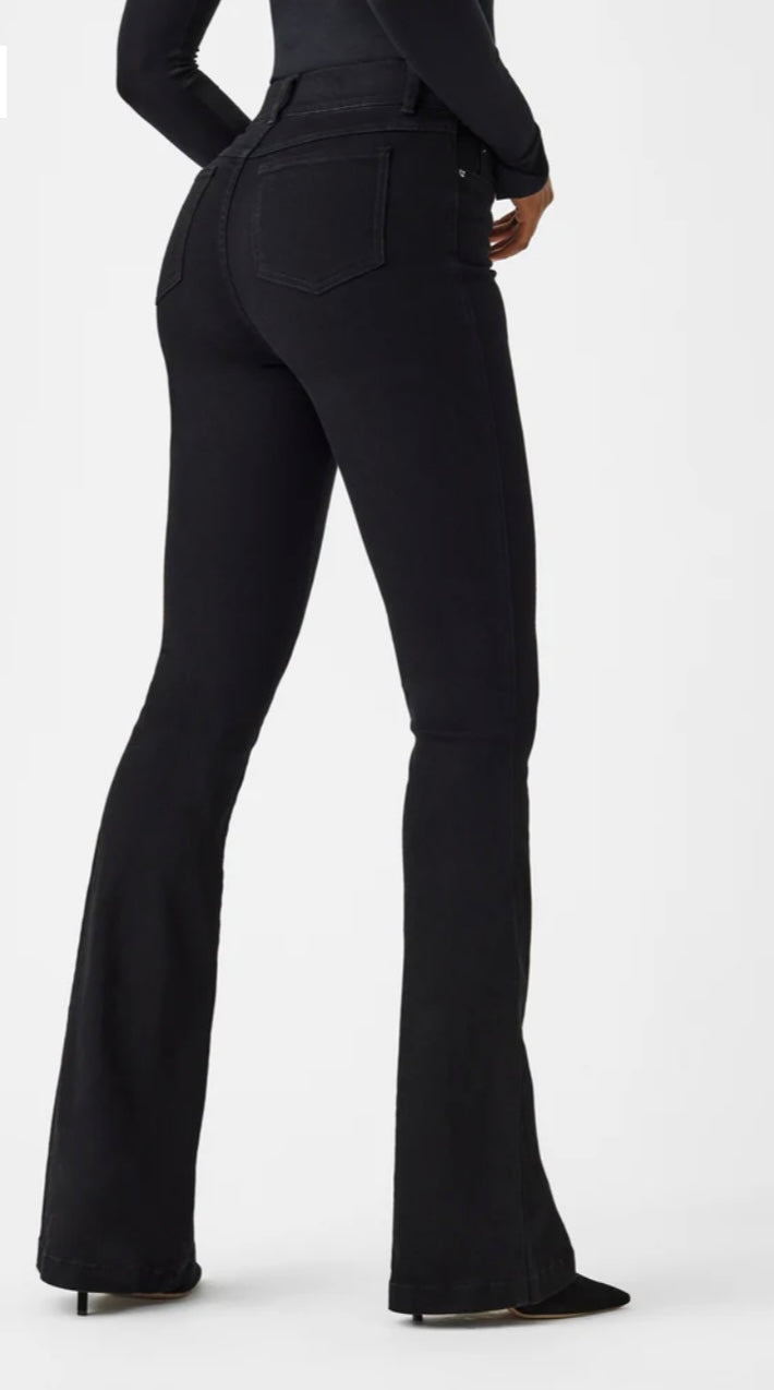 Spanx Flare Black denim