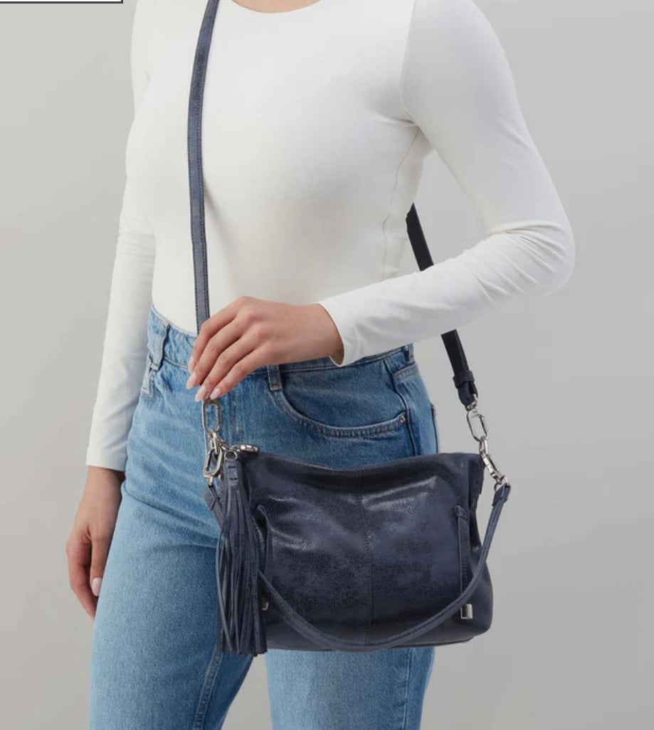 Hobo Kori Buffed Leather Indigo Sky