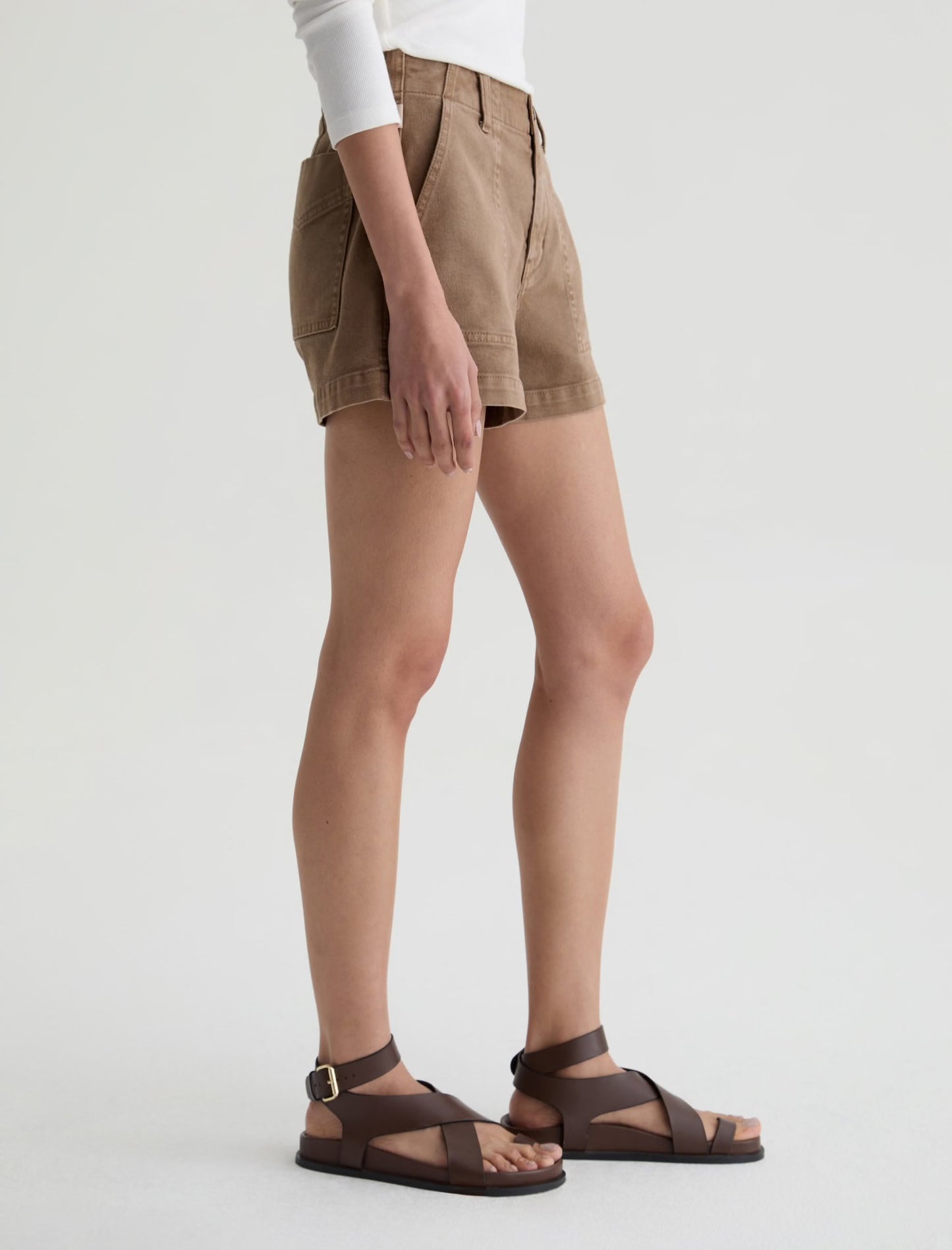 AG Analeigh Short Sulfur Light Taupe