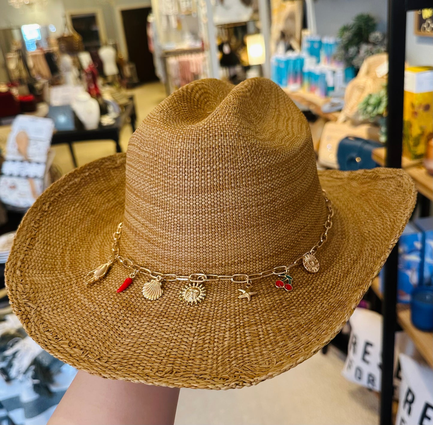 San Diego Hat Co. Lucky Cowboy Hat W/Charms