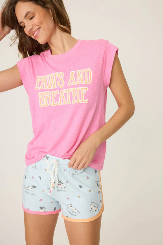 PJ Salvage Paws & Breathe Tee