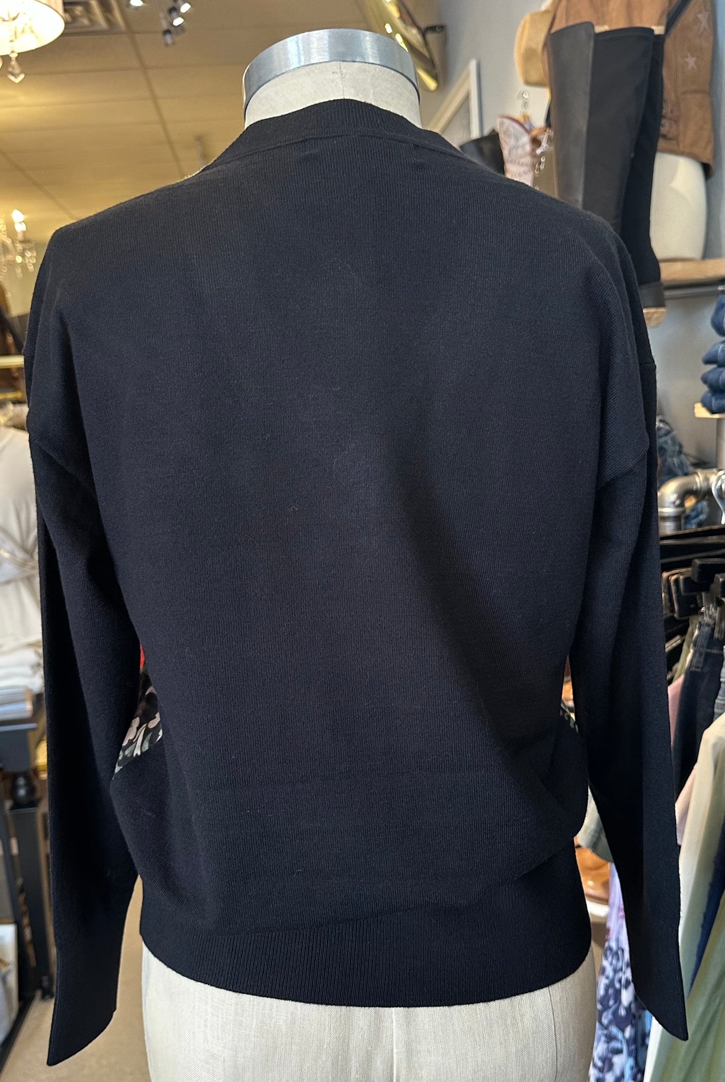 Hale Bob Long Sleeved Silk Sweater