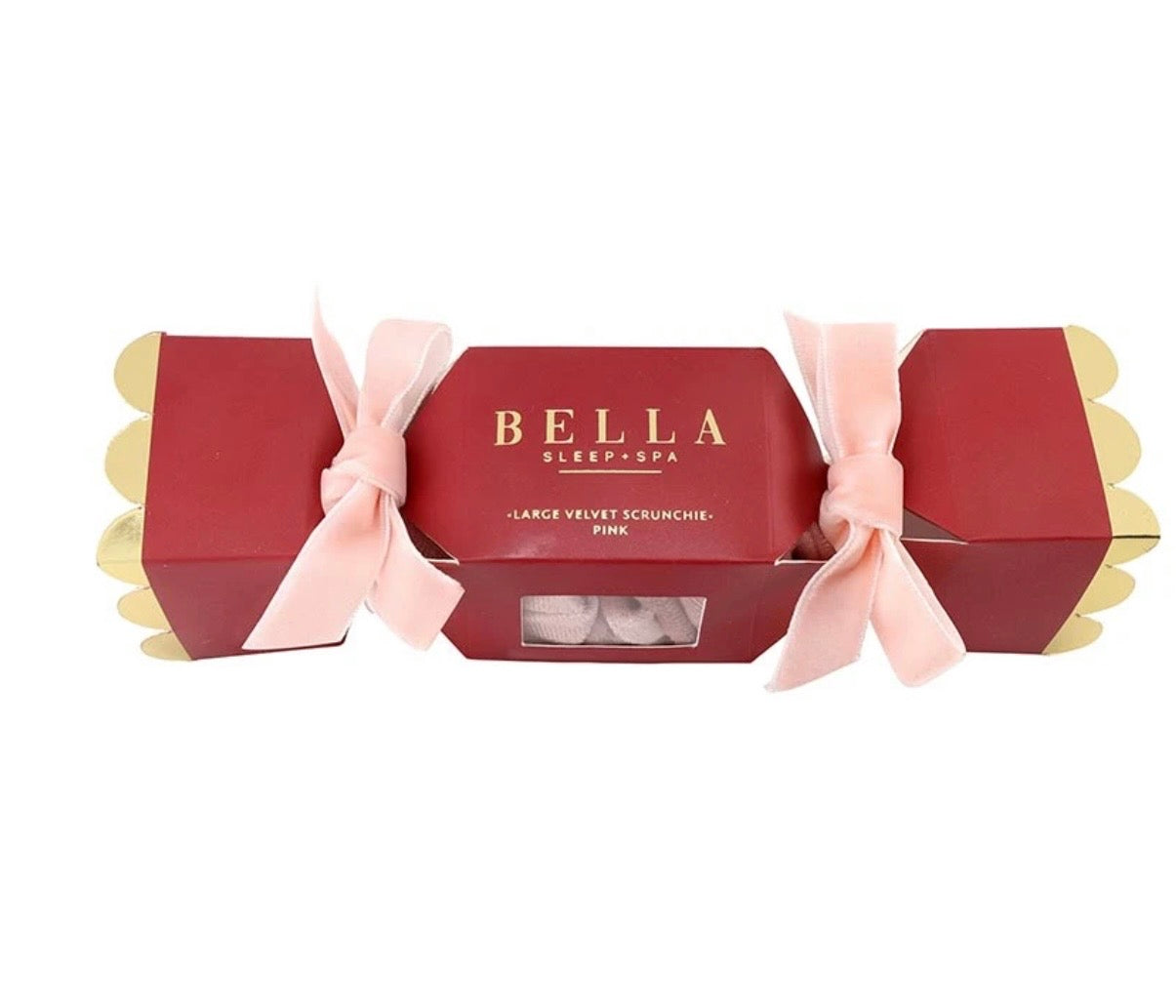 Bella Sleep Spa Large Velvet Scrunchie W/Gift Box