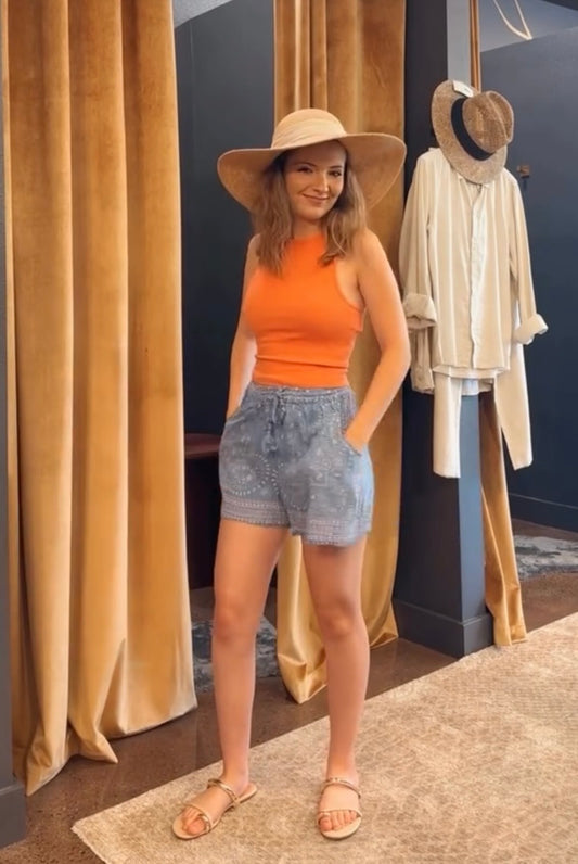 Angie Printed Shorts