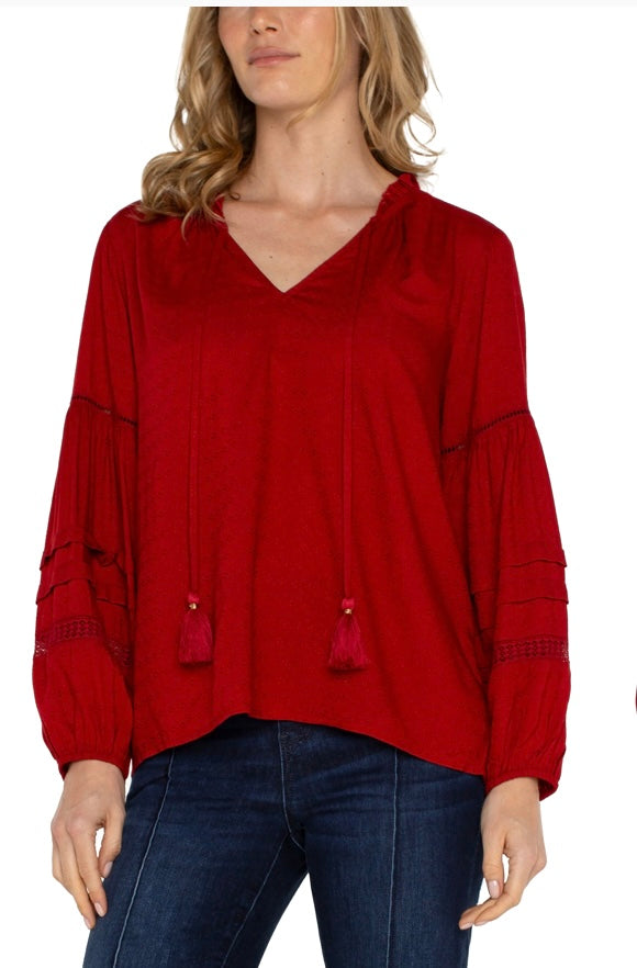 Liverpool Shirred blouse