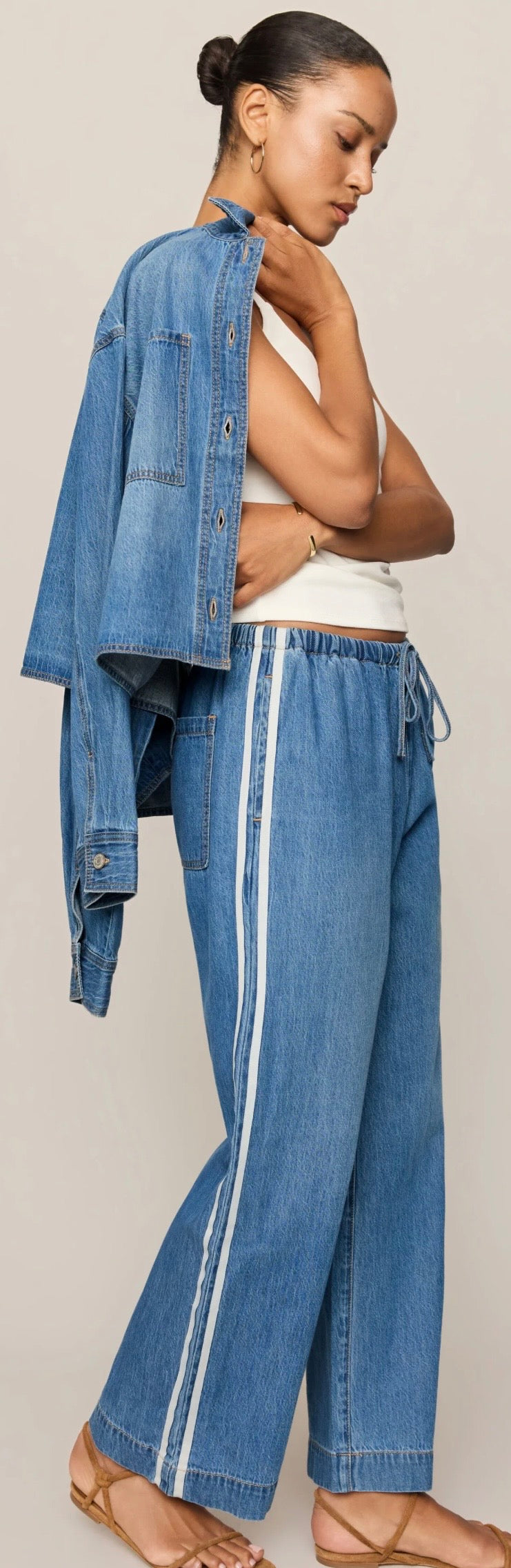 ZSupply The Sidelines Denim Track Pant