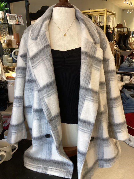 Charlie Paige Checkered Print Coat XL