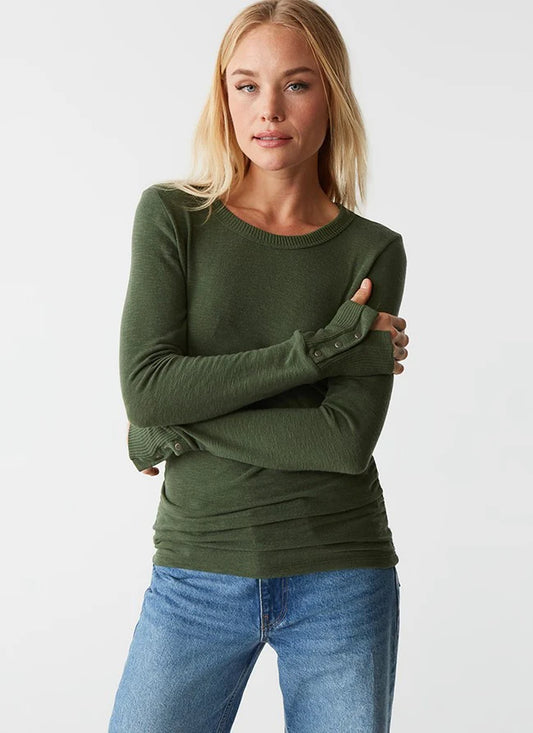 Michael Stars Freja Ruched Long Sleeve