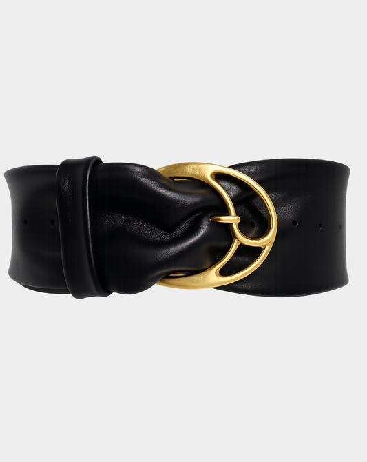 Contour Sculpting Waist Belt Black