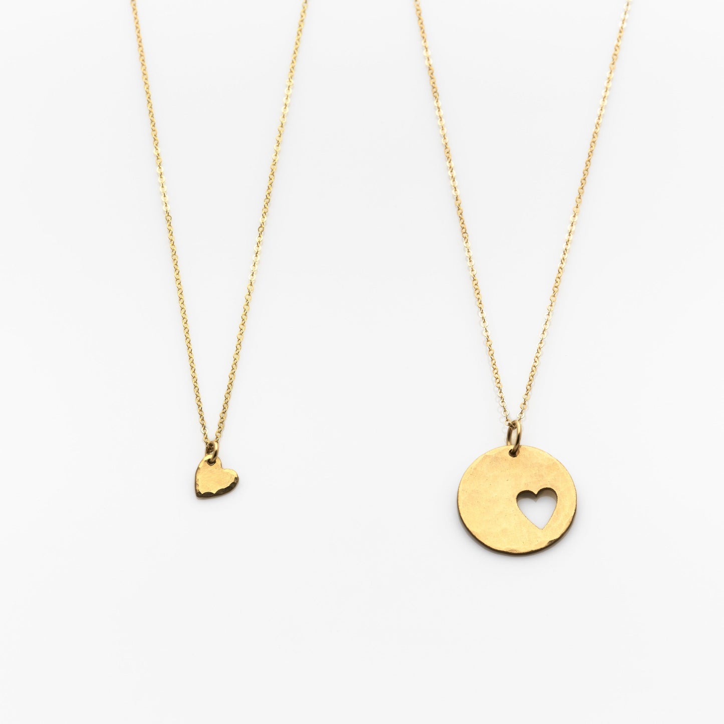 Piece of my Heart Mama Necklace: 16" / 14k Gold Fill