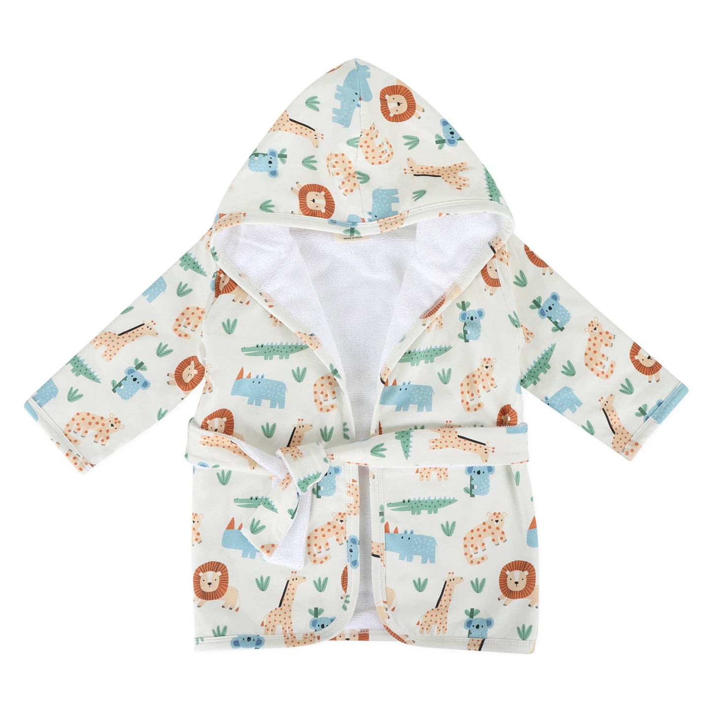 Viverano Organics Safari Baby Bathrobe
