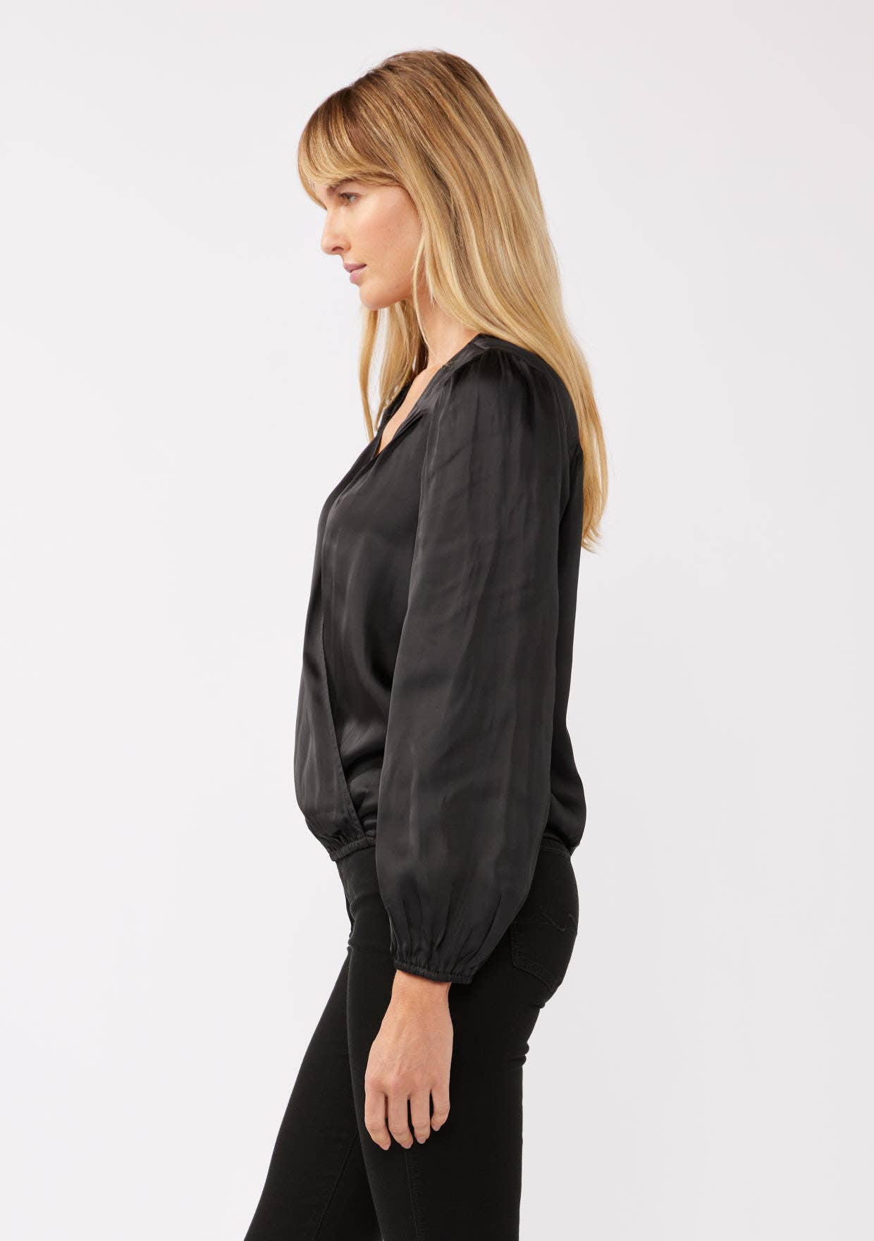 V-Neck Raglan Sleeve Top: Teal / XS
