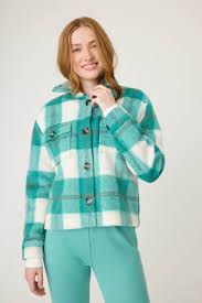 Pj Salvage Cozy Plaid Jacket