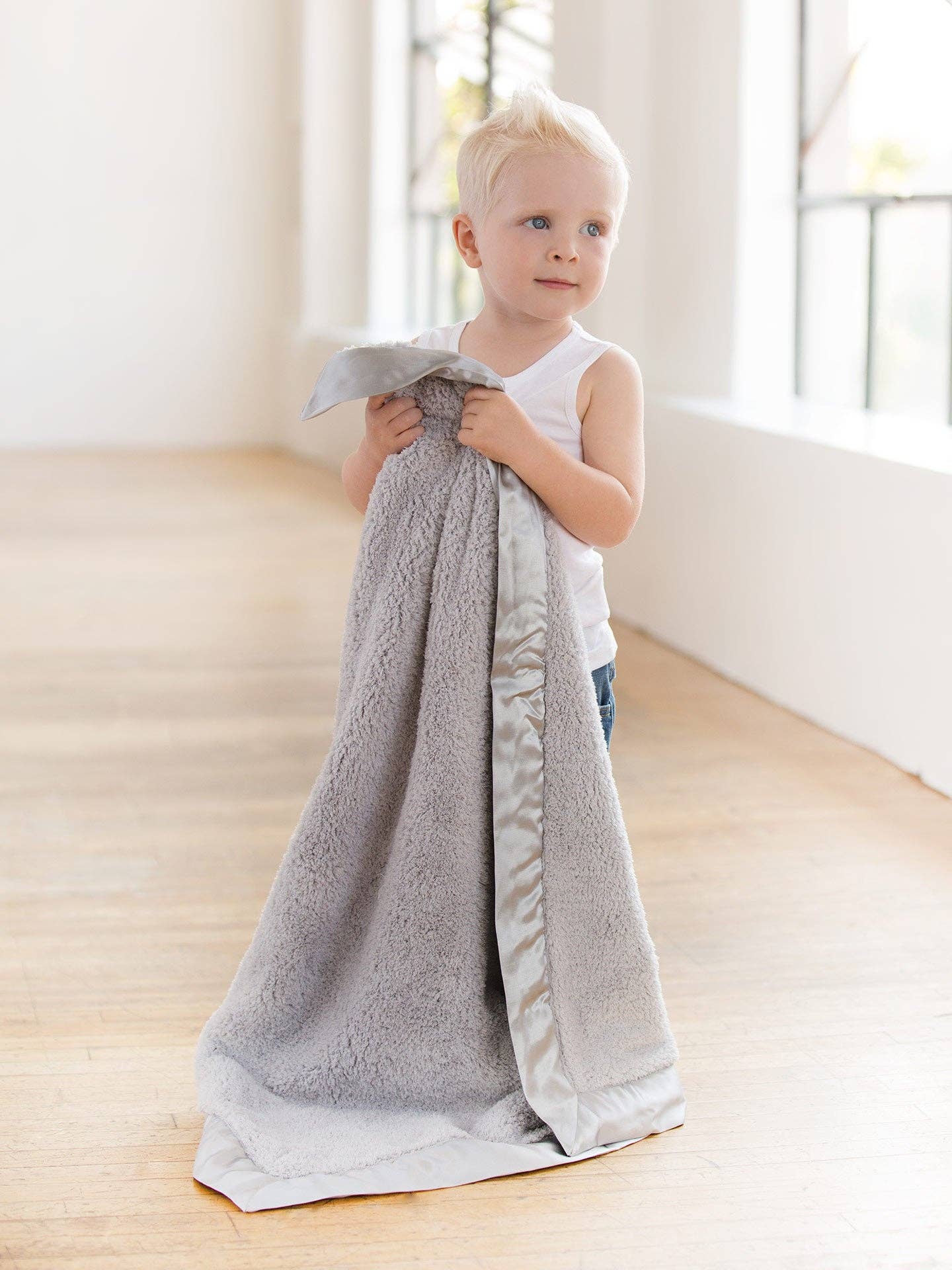 Chenille Baby Blanket: Unboxed / Dusty Pink