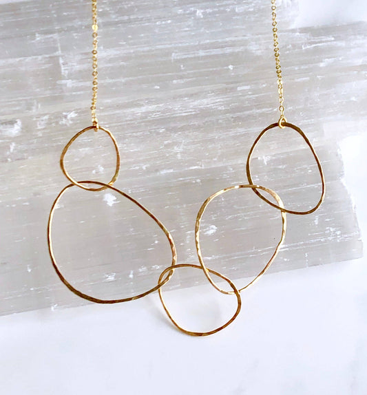 Bonnie Boardman River Rock Necklace GF
