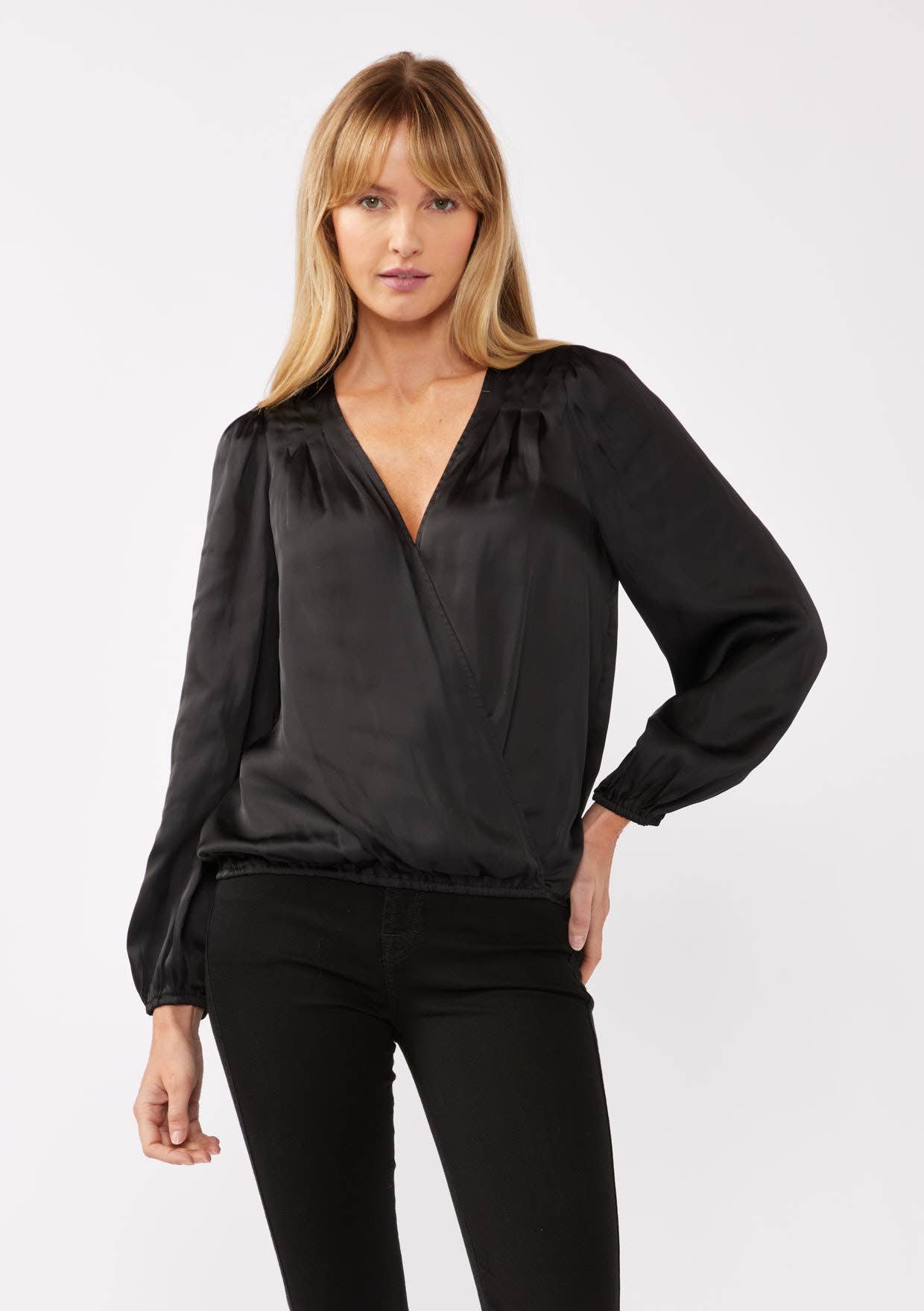 V-Neck Raglan Sleeve Top: Teal / XS