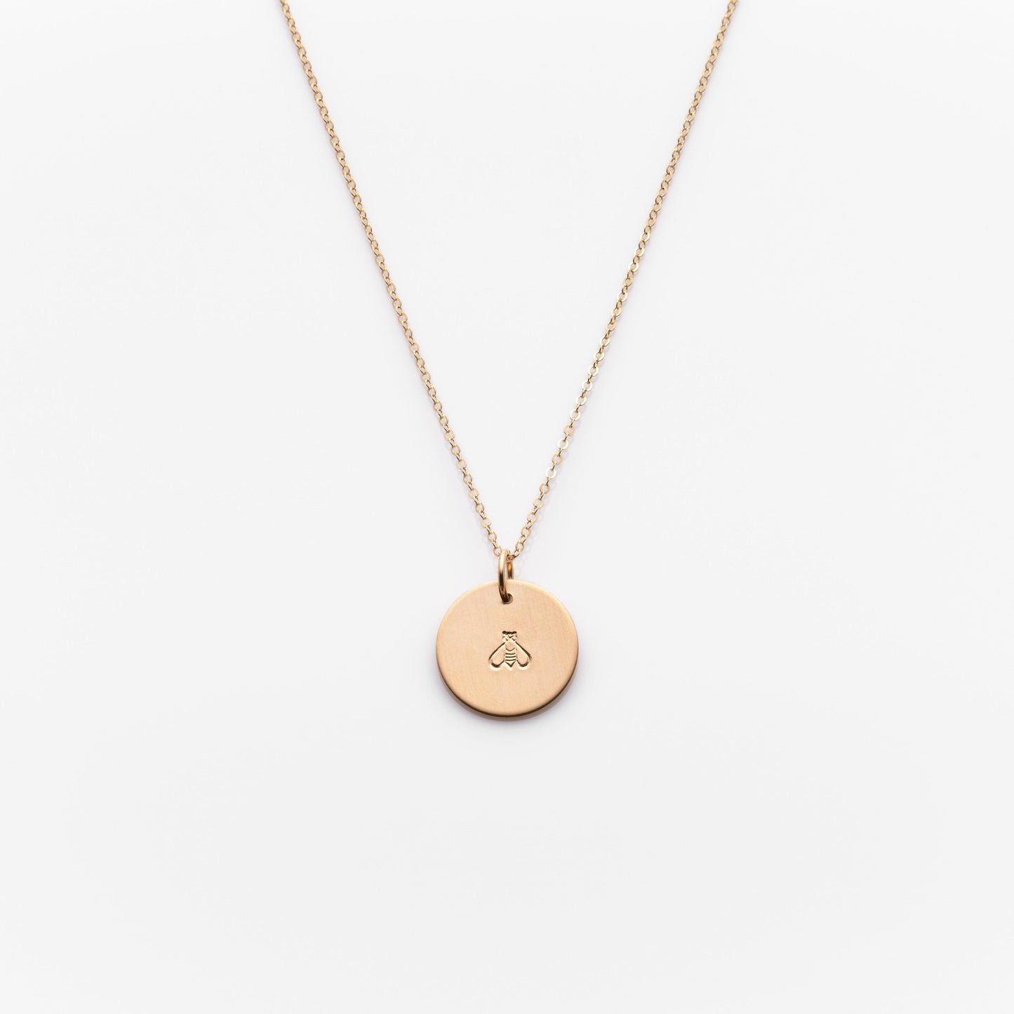 Classic Coin Necklace: 18" / Butter / Sterling Silver
