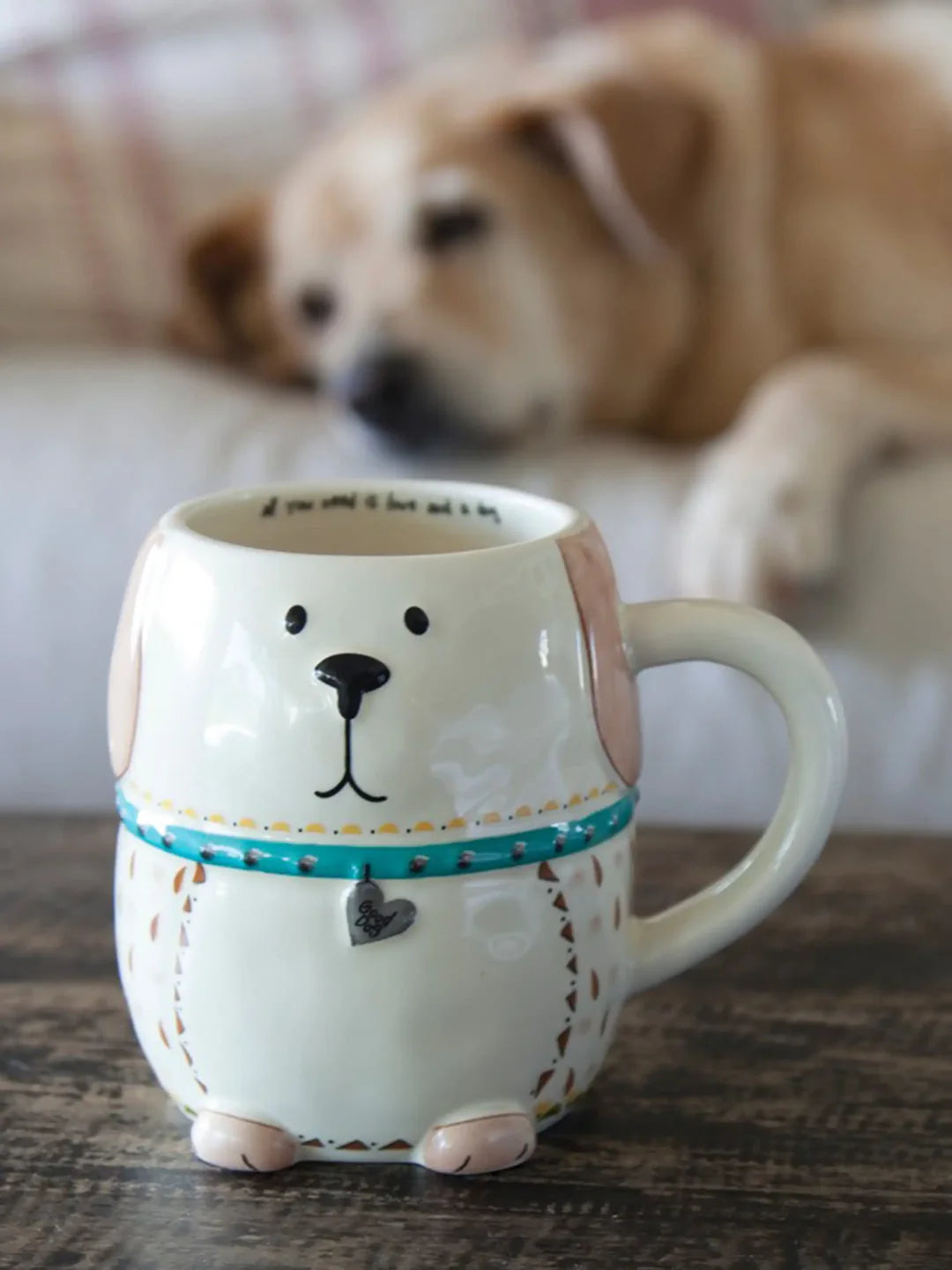 Natural Life  Folk Critter Dog Mug